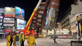 Zemětřesení na Tchaj-wanu (3.4.2024)
