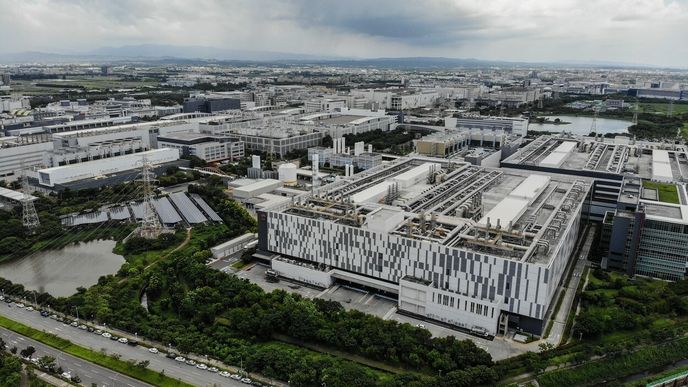 Továrna firmy TSMC na Tchaj-wanu