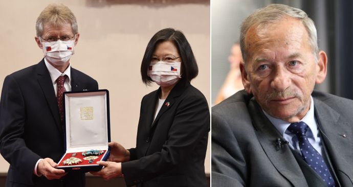 Bývalý šéf Senátu Jaroslav Kubera získal na Tchaj-wanu posmrtně vyznamenání. Převzal ho jeho nástupce Miloš Vystrčil.