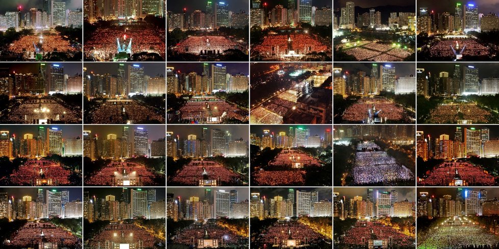 Vzpomínky na masakr na náměstí Nebeského klidu v Hongkongu: od roku 1997 do 2020.