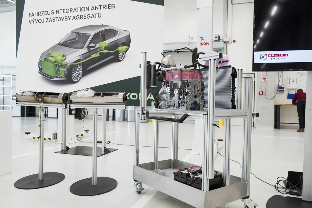 Technický workshop Škoda k vývoji rodiny motorů EA211 