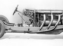 Kompresorový šestiválec Mercedes-Benz SSK (1928-1932) vyvíjel až 184 kW a 192 km/h. Vzniklo celkem 33 kusů, včetně verze SSKL.