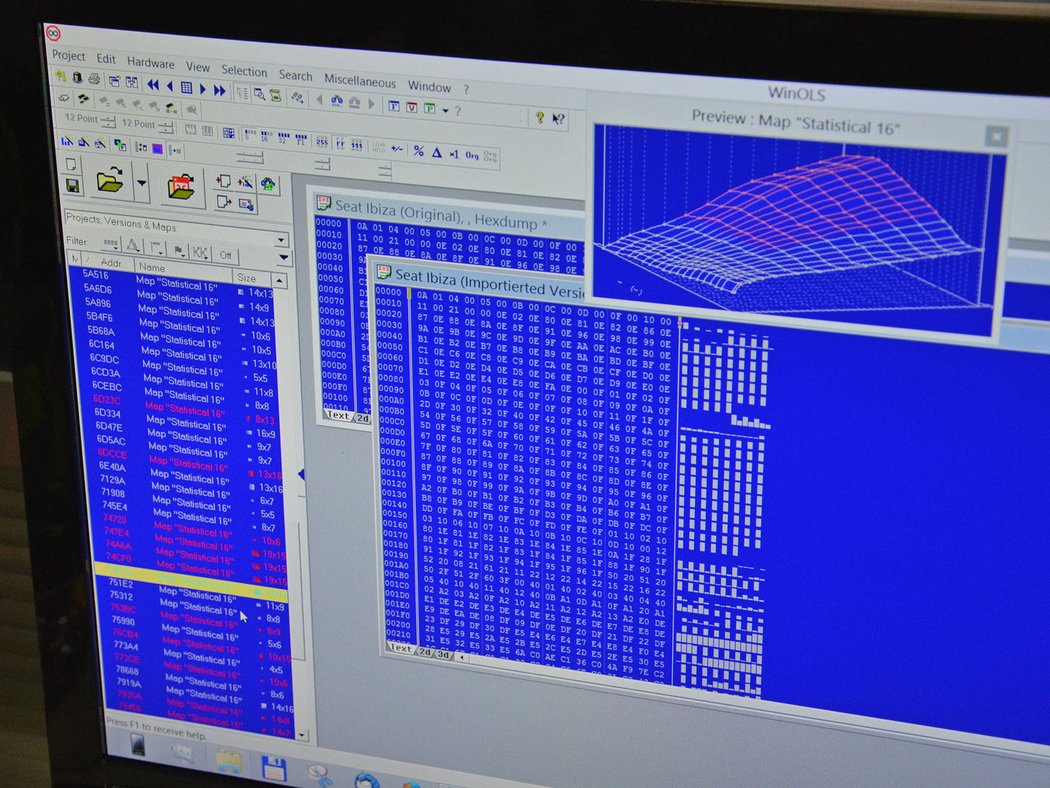 Pokud jste koupili ojeté auto, nebývá lehké odhalit, zda v něm není chiptuning. Může mít stejné číslo jako originální software. Až analýza speciálním programem ukáže rozdíly.