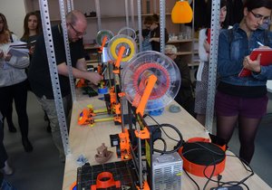 3D tiskárny v digitální laboratoři FabLab