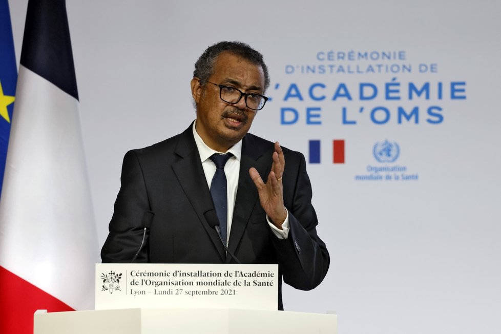 Šéf Světové zdravotnické organizace Tedros Adhanom Ghebreyesus