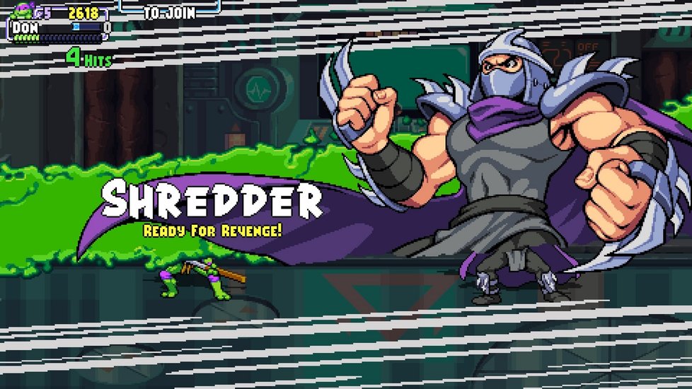 Teenage Mutant Ninja Turtles: Shredder&#39;s Revenge pro PlayStation 4