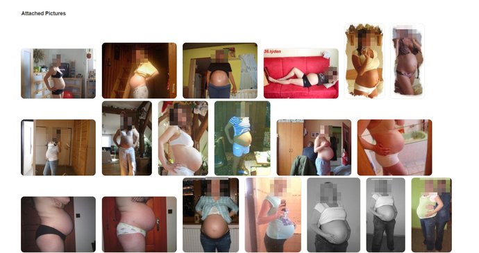 V komunitách fetišistů se objevují stovky fotek těhotných žen z Česka.