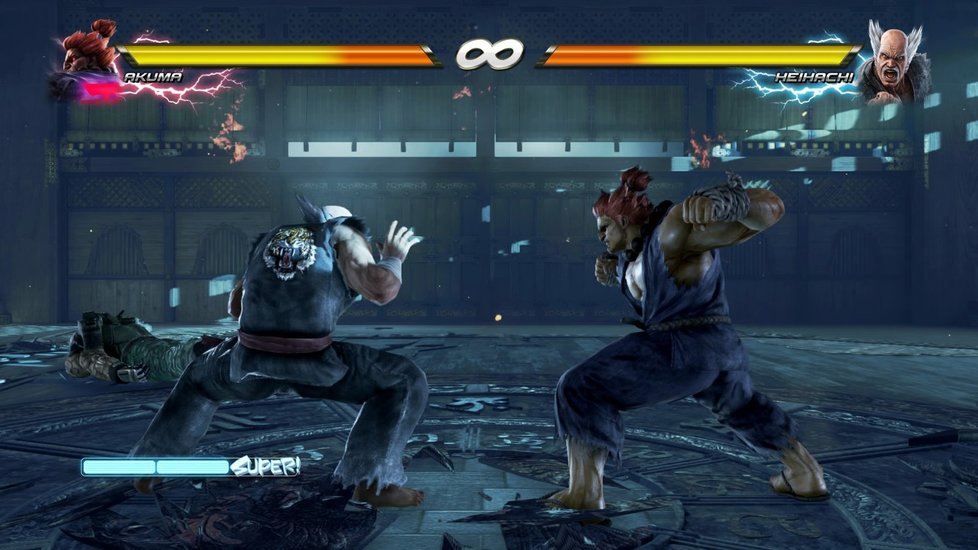 Heihachi vs. Akuma.