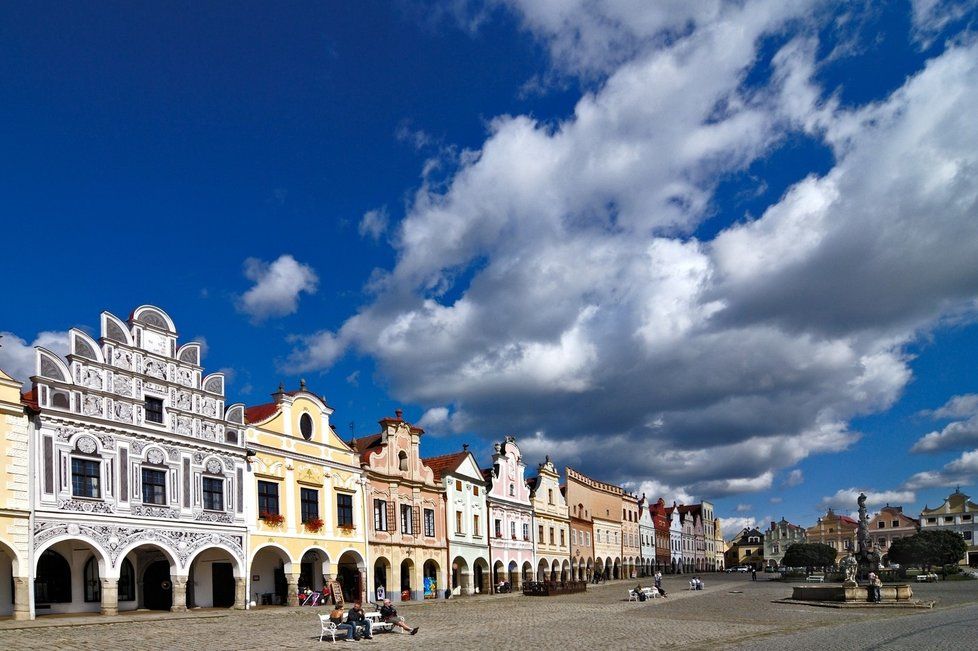 V seznamu UNESCO je například město Telč.