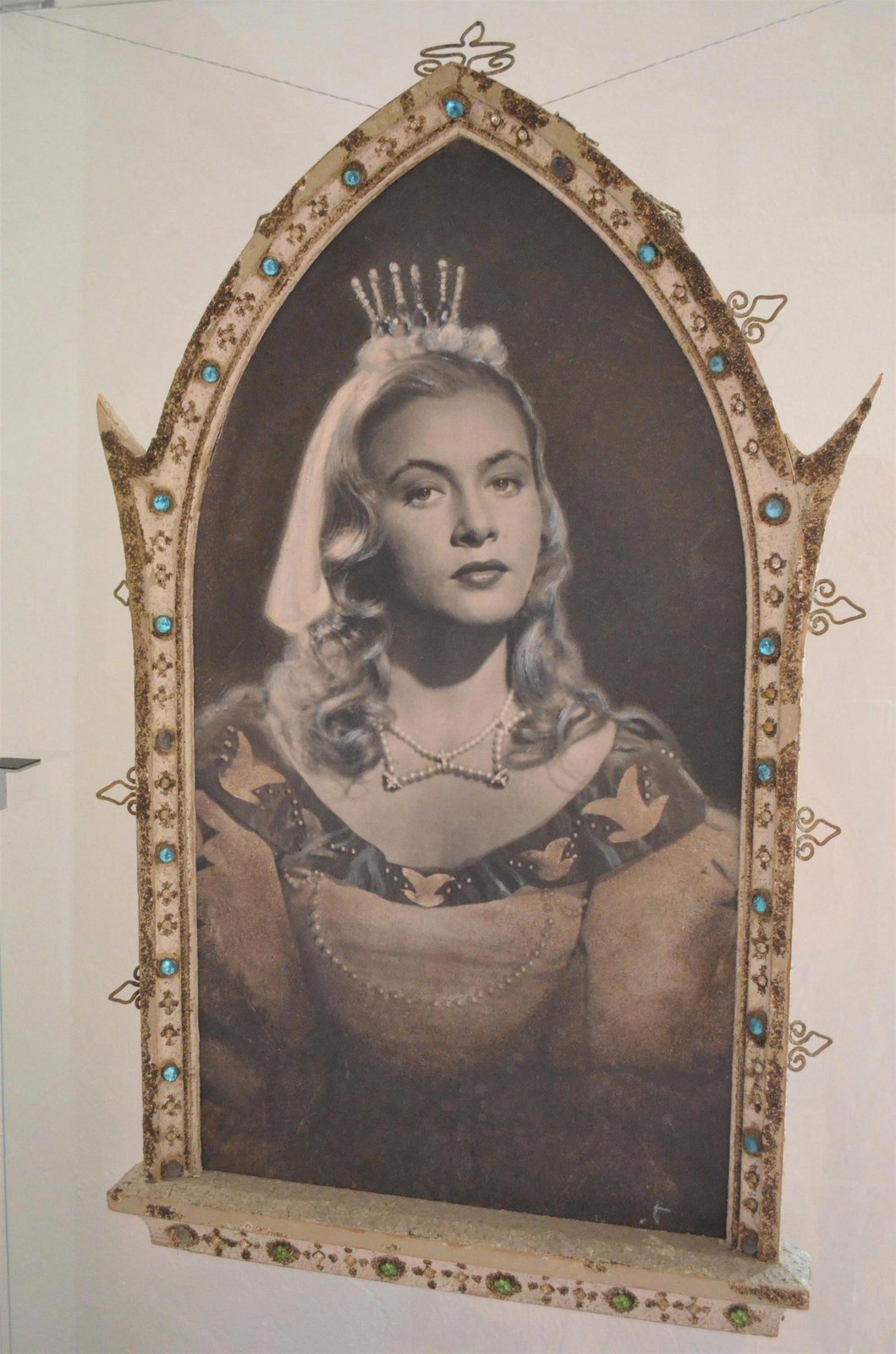Nejvzácnější exponát výstavy. Tento protrét princezny Krasomily se stal kulturním dědictvím ČR.