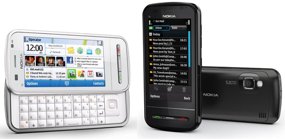 7. C6 - Plusem je Displej a jednoduché ovládání. Telefon má zdarma navigací, což je jeho silná stránka. Naopak zamrzí pomalý internetový prohlížeč a chybějící multi-touch ovládání. Cena: 6799