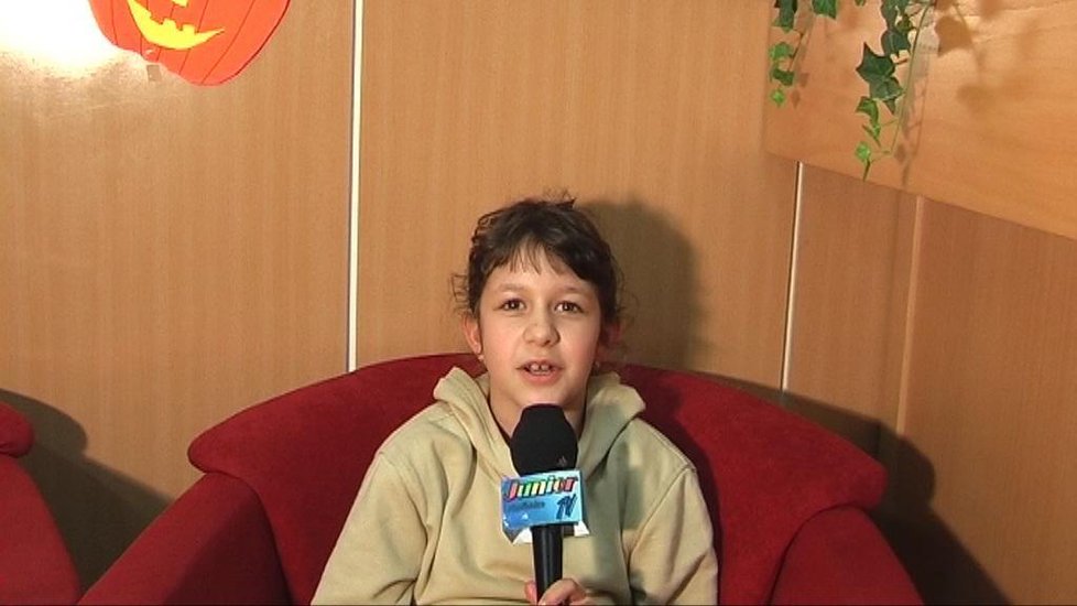 Nemladší reportérka Anička Murková (9)