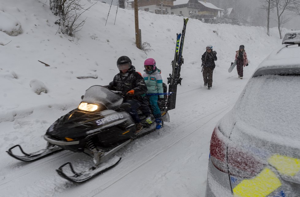 Skiareál Telnice chtěl v sobotu 23.1.2021 otevřít, zatrhla to ale policie.