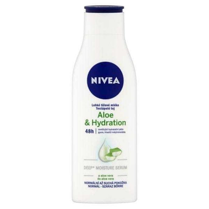 Lehké tělové mléko Aloe Hydration, Nivea, 109 Kč/250 ml