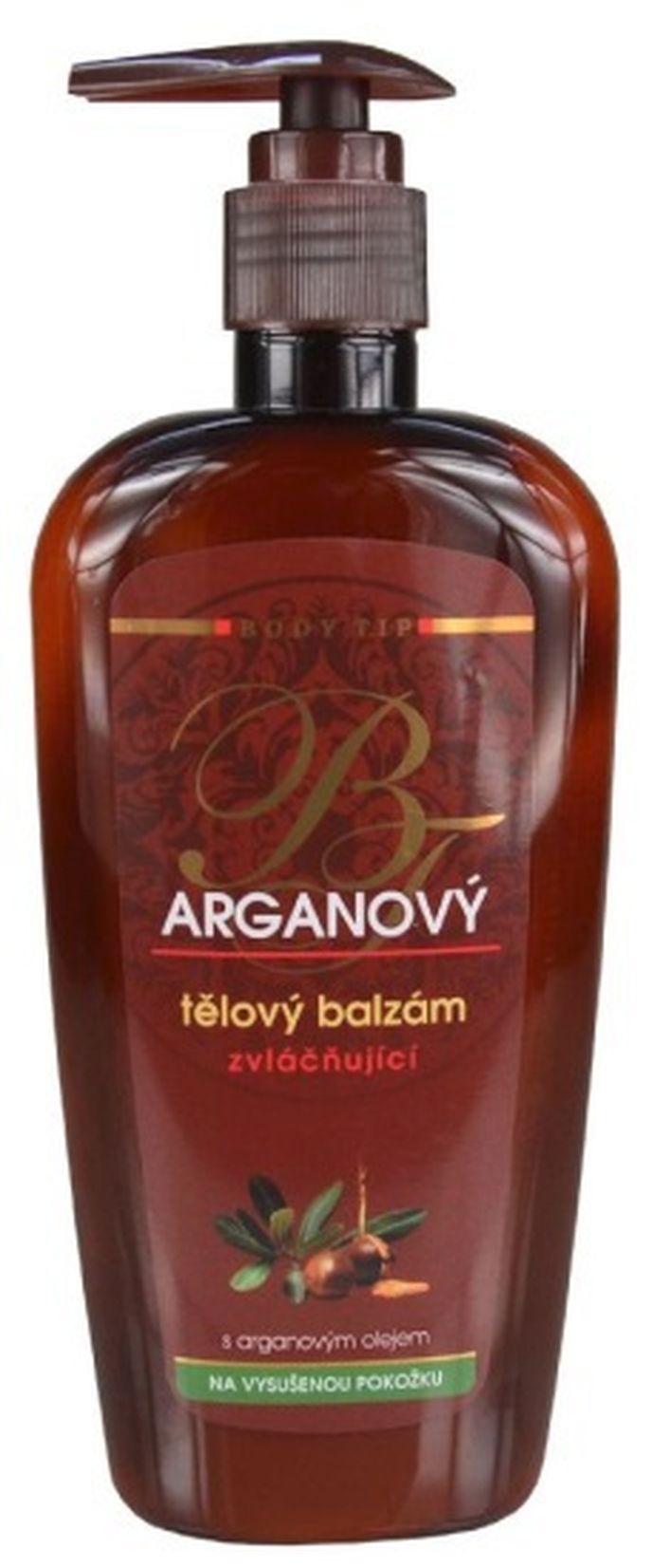 Arganový intenzivní tělový balzám BODY TIP, vivaco.cz, 109 Kč/300 ml