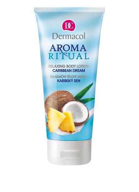 Tělové mléko Aroma Rituals, Dermacol, 99 Kč.