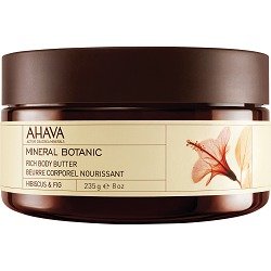 Ahava Bohaté tělové máslo s ibiškem a fíkem, 670 Kč (235 g), koupíte na www.ahava.cz