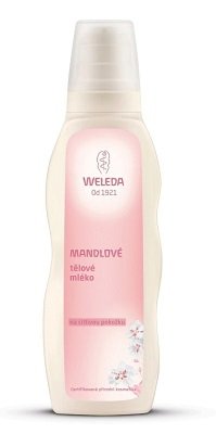 Weleda Mandlové tělové mléko na citlivou pokožku, 399 Kč (200 ml), koupíte na www.weleda.cz nbeo v síti drogerií