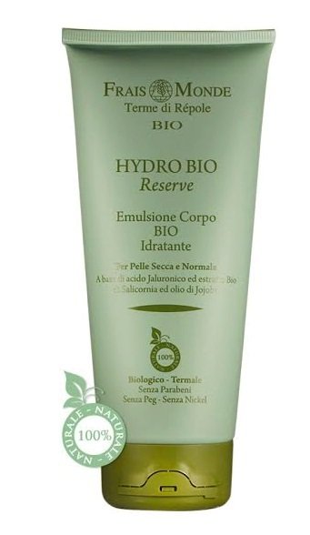 Frais Monde Hydro Bio Reserve Body Emulsion Moisturizing, 399 Kč (200 ml), koupíte na www.parfemy-elnino.cz