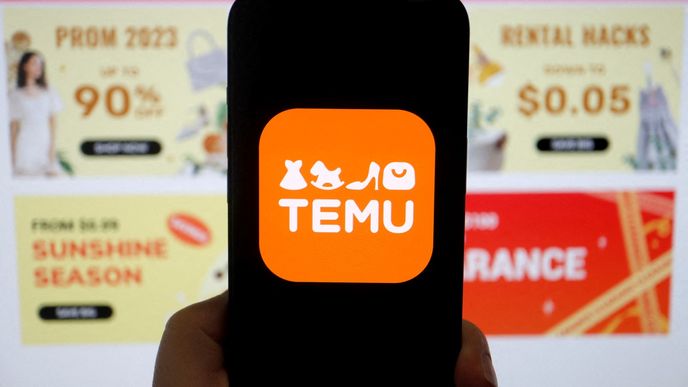 Čínské online tržiště Temu. Čínské online tržiště Temu.