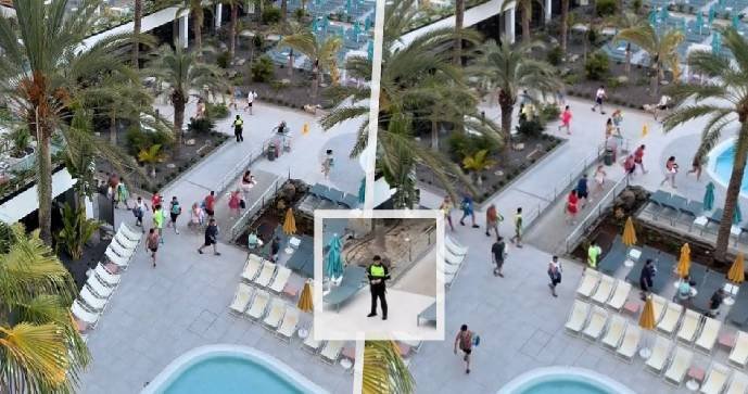 Šílené ranní závody o místo u bazénu v hotelu na Tenerife
