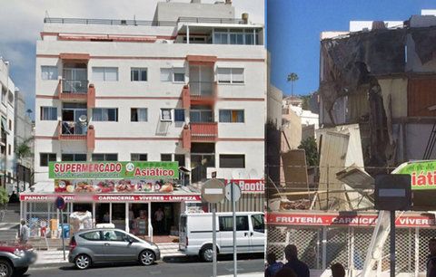 V turistickém rezortu na Tenerife se zřítila budova: Nejspíš dva mrtví a až 15 lidí nezvěstných