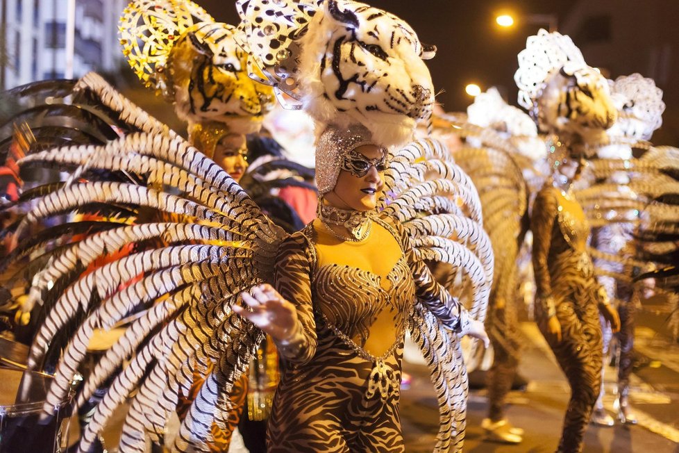 Snímky z letošního karnevalu v Santa Cruz na ostrově Tenerife