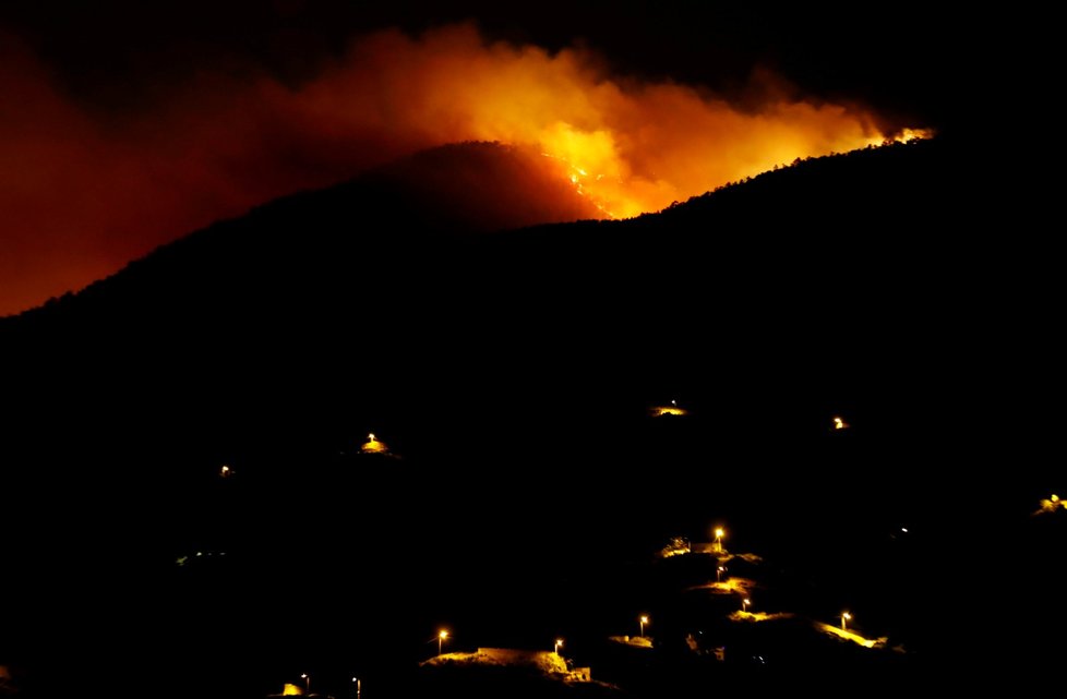 Požár na Tenerife