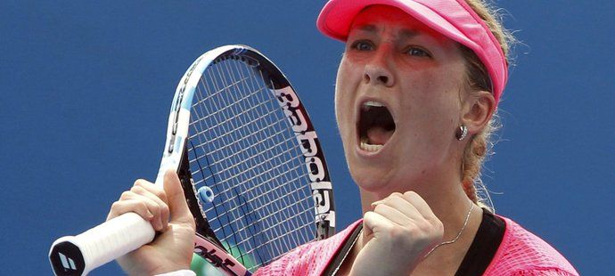 Denisa Allertová v prvním kole Australian Open svoji krajanku Petru Cetkovskou opravdu nešetřila