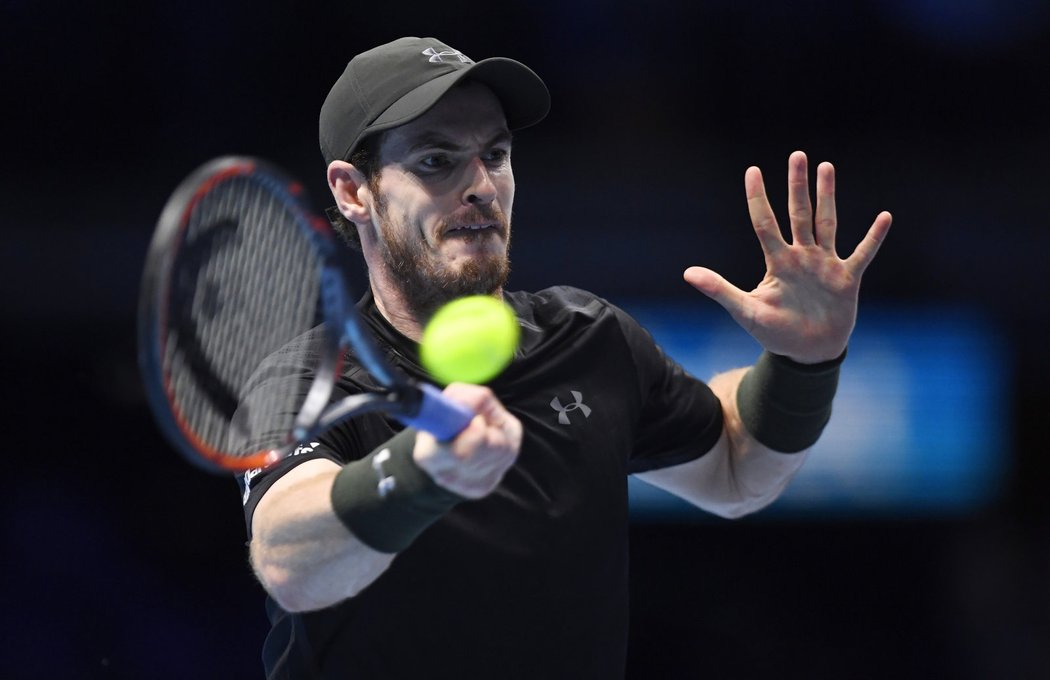 Andy Murray na returnu