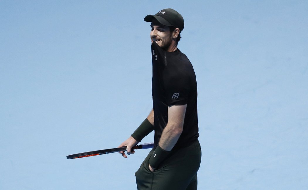 Andy Murray nebyl se svojí hrou spokojen