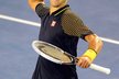 Už je ve finále! Novak Djokovič slaví postup do finále Australian Open.
