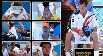 Šílené vedro na Australian Open, 43°C ve stínu: Čekání na smrt!