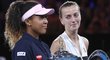 Vítězka Naomi Ósakaová a Petra Kvitová po finále Australian Open