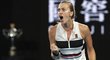 Petra Kvitová proti Naomi Ósakaové ve finále Australian Open na kurtu dřela