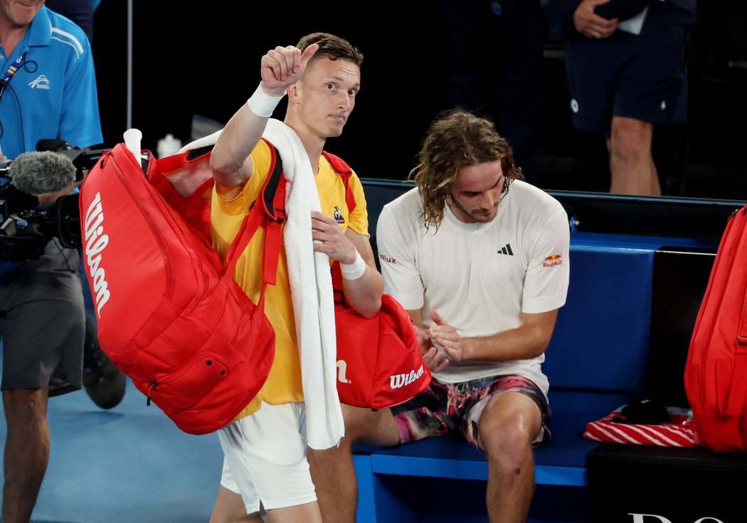 Tenista Jiří Lehečka do semifinále grandslamového Australian Open nepostoupil