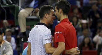 Hvězdný Djokovič shořel na Bautistovi, v Šanghaji dohrál v semifinále