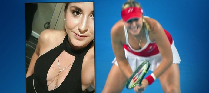 Švýcarská tenistka Belinda Benčičová ví, jak si získat pozornost nejen výkony na kurtu