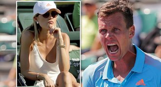 Tenista Tomáš Berdych se na kurtu rozparádil: Miláčku, neřvi tak!