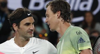 Berdych v Austrálii končí, Federer mu nedal šanci. Vypadla i Plíšková