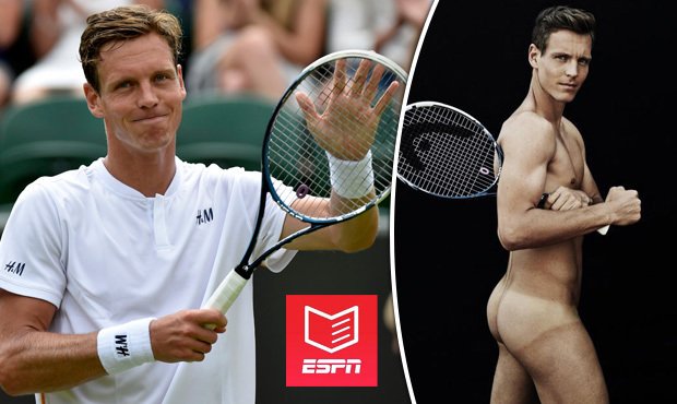 Pro magazín ESPN The Body Issue ukázal Tomáš Berdych své vypracované tělo.