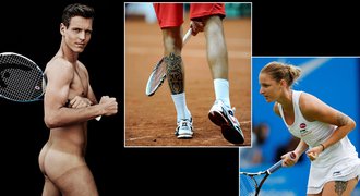Nahý tenista Tomáš Berdych: Proč na těle nemá tetování?