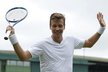 Tomáš Berdych slaví postup do druhého kola