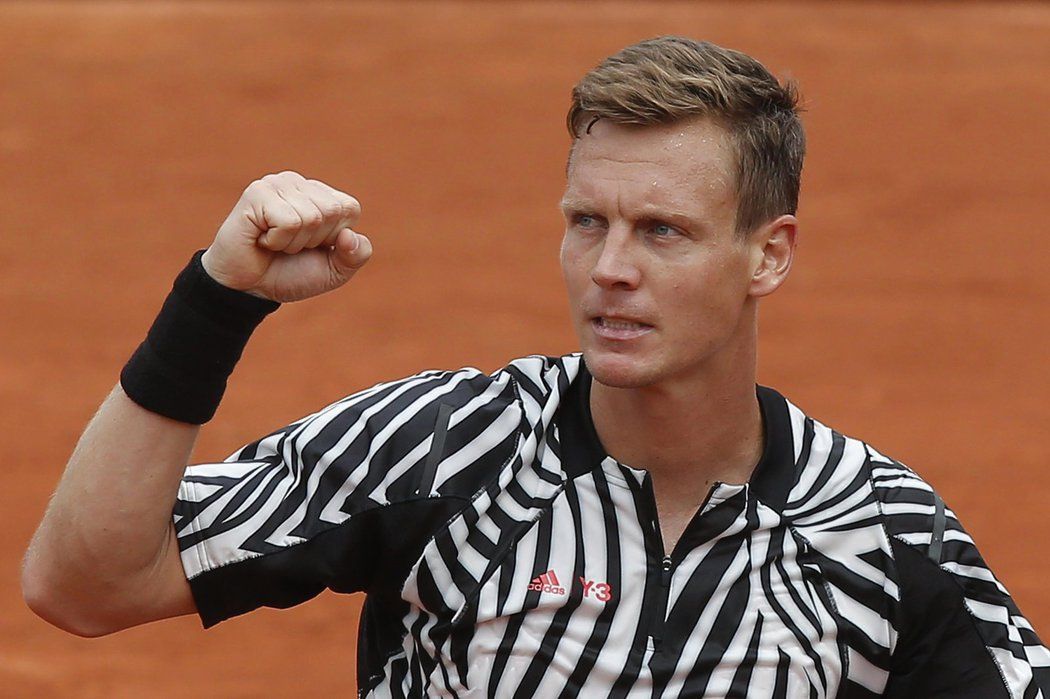 Tomáš Berdych si na French Open zahraje třetí kolo