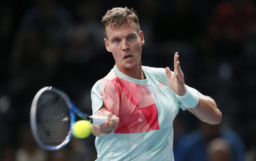 Tomáš Berdych si v Paříži poradil se Simonem