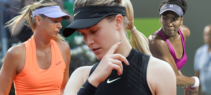 Jak se chovají k soupeřkám Šarapovová, Bouchardová či Serena Williamsová?