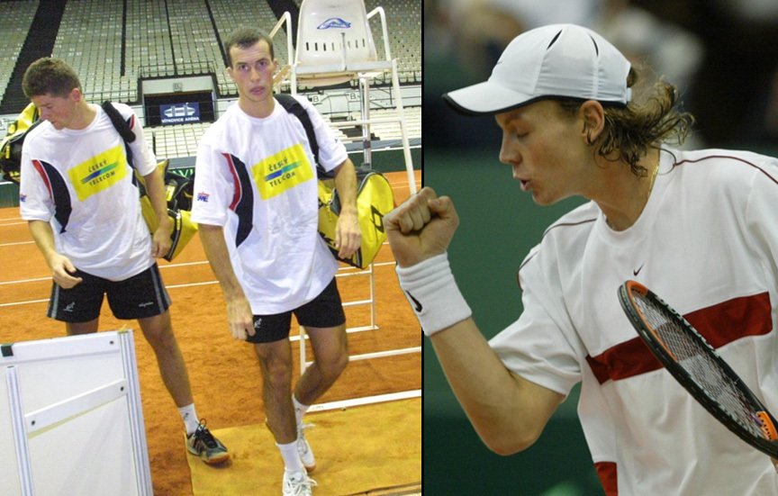 Radek Štěpánek i Tomáš Berdych si poprvé zahráli v Davis Cupu před devíti lety
