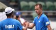 Lukáš Rosol zařídil českému týmu první bod proti Indii v baráži o udržení v elitní skupině Davis Cupu