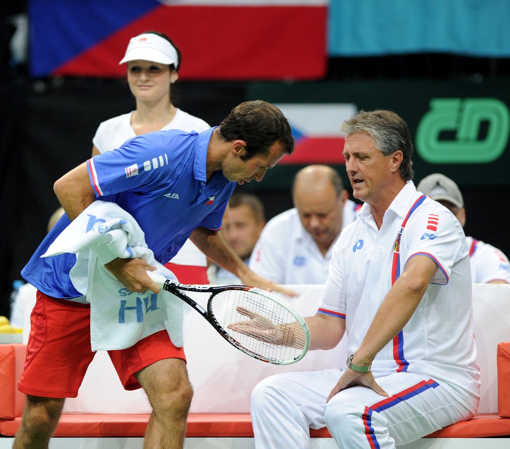 Radek Štěpánek vstoupil do zápasu s Juanem Monakem velmi svižně