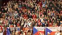 Fanoušci v Jihlavě dotáhli české tenisty k postupu